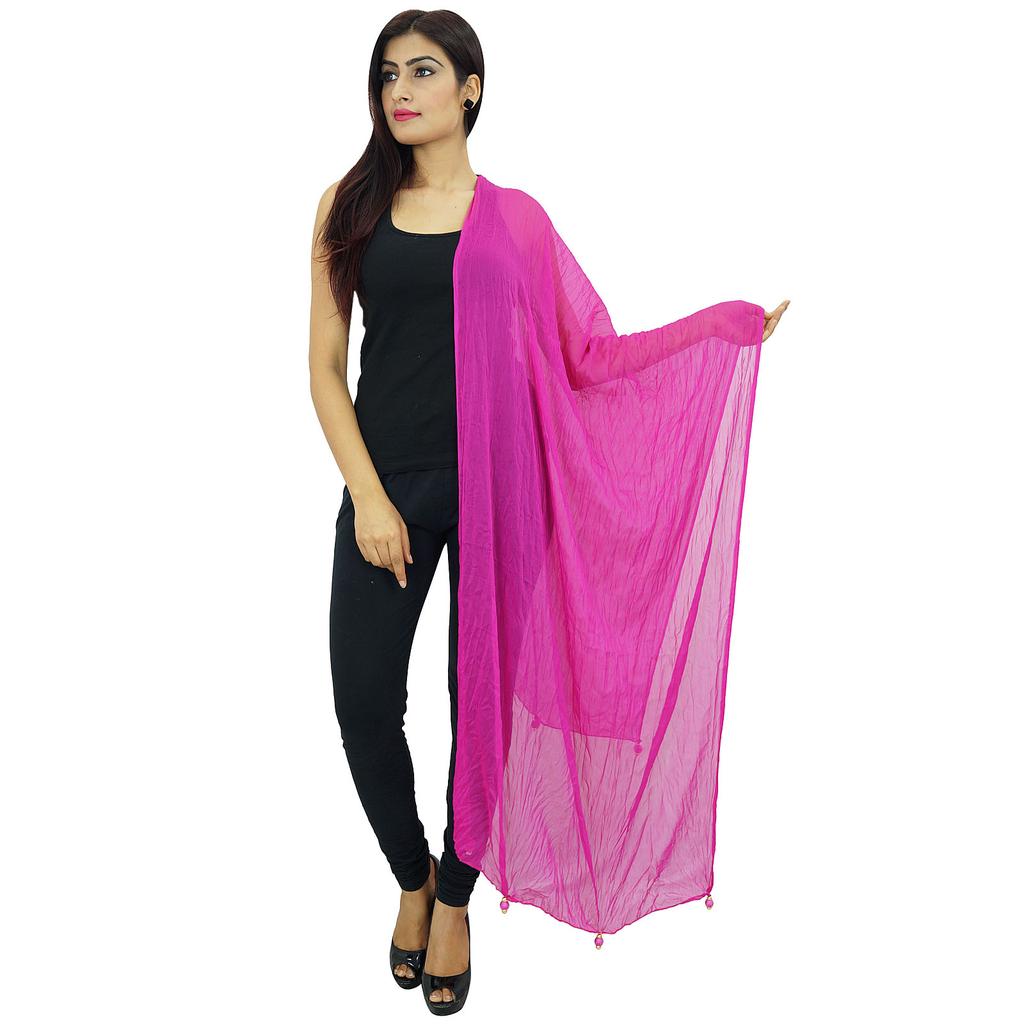 Длинные палантины с запахом на шею из шифоновой смеси Dupatta Women Chunni Indian Scarves