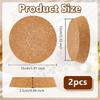 2 шт. Пробки для бутылок из пробки Конические пробки из пробки Крышки для консервных банок из пробки Деревянные конические пробки Деревянное домашнее пивоварение