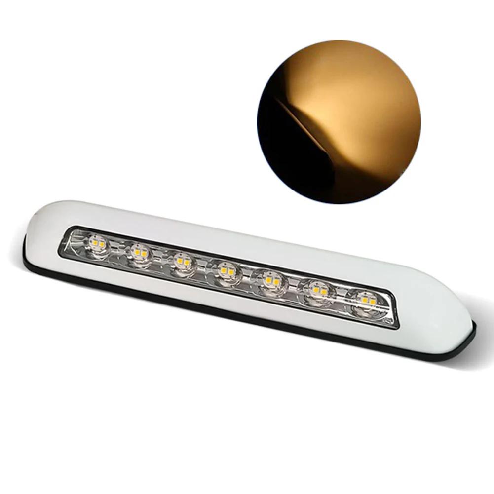 12V RV LED Awning Porch Light Waterproof Motorhome Caravan Van Camper Trailer Wall Lamps Light 6000K 8W White/warm White Led