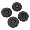 RC Car Tires Rubber Sturdy Remote Control Pickup Truck Wheel Tires Replacement for MN82