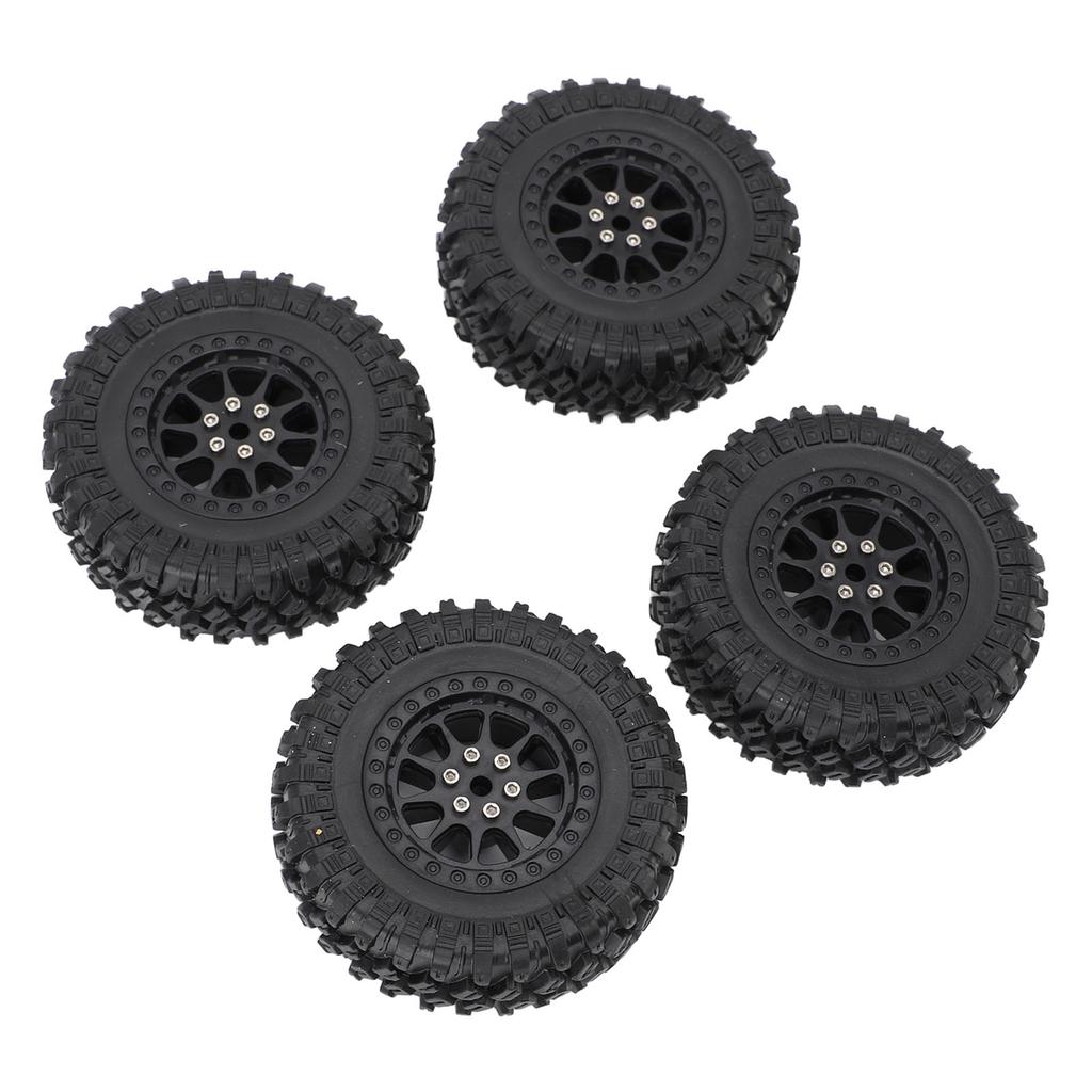 RC Car Tires Rubber Sturdy Remote Control Pickup Truck Wheel Tires Replacement for MN82