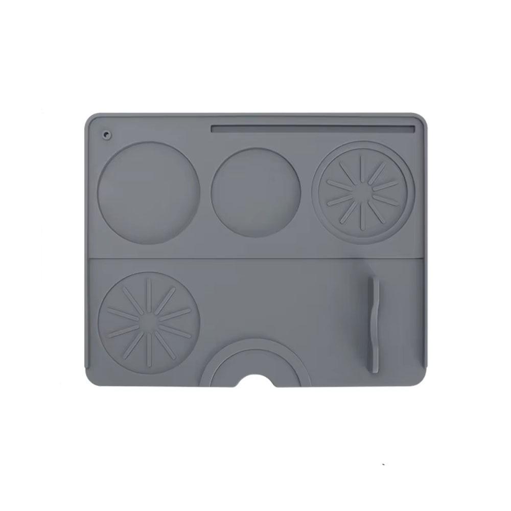 Heat Resistant Coffee Machine Silicone Mat 2 in 1 Coffee Bar Mat Espresso Tamping Mat Dining Table
