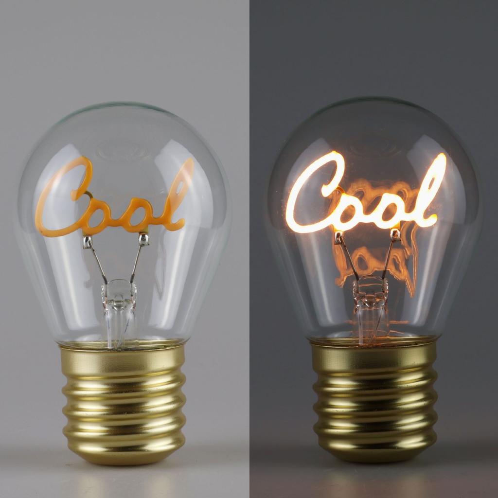 Cute Cartoon LED Bulb Night Light, Rechargeable, Colorful Decorative Portable Lamp