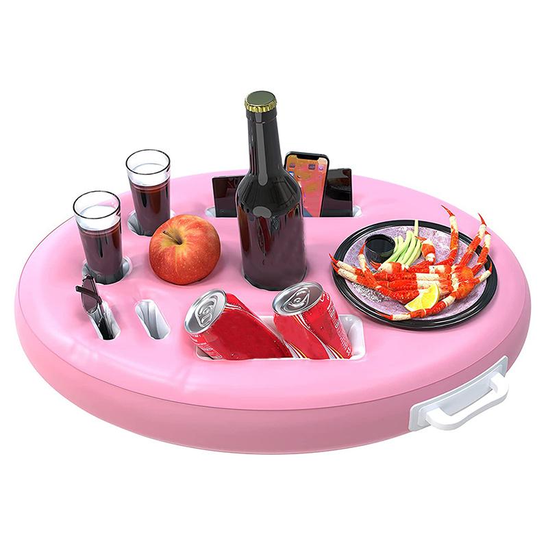 1 шт. ПВХ надувной поплавок для бассейна, надувной поплавок для бассейна, охладитель для пива, настольное ведро для вечеринок, пляжное плавательное кольцо