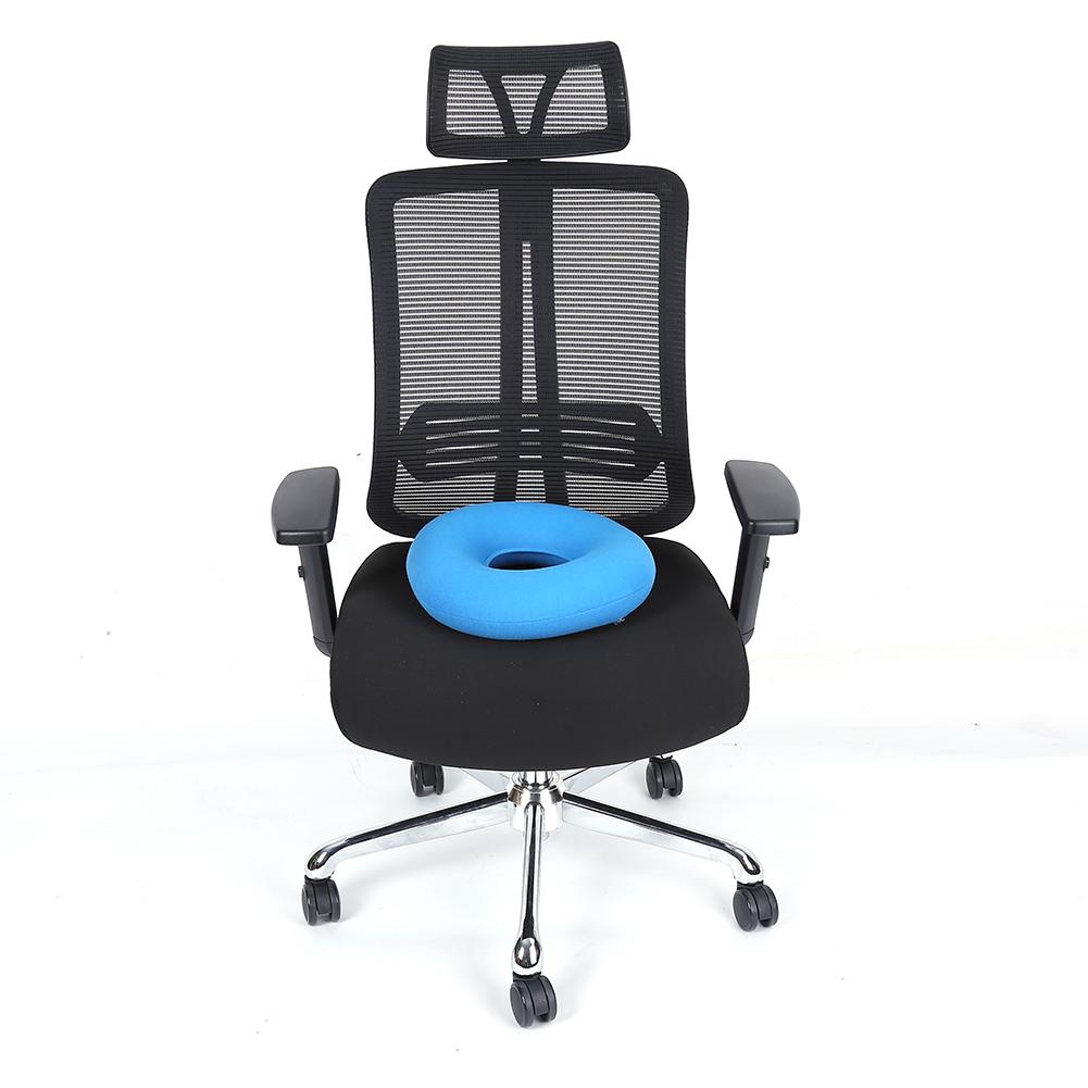 3Colors New Inflatable Round Chair Pad Hip Support Hemorrhoid Seat Cushion With Pump