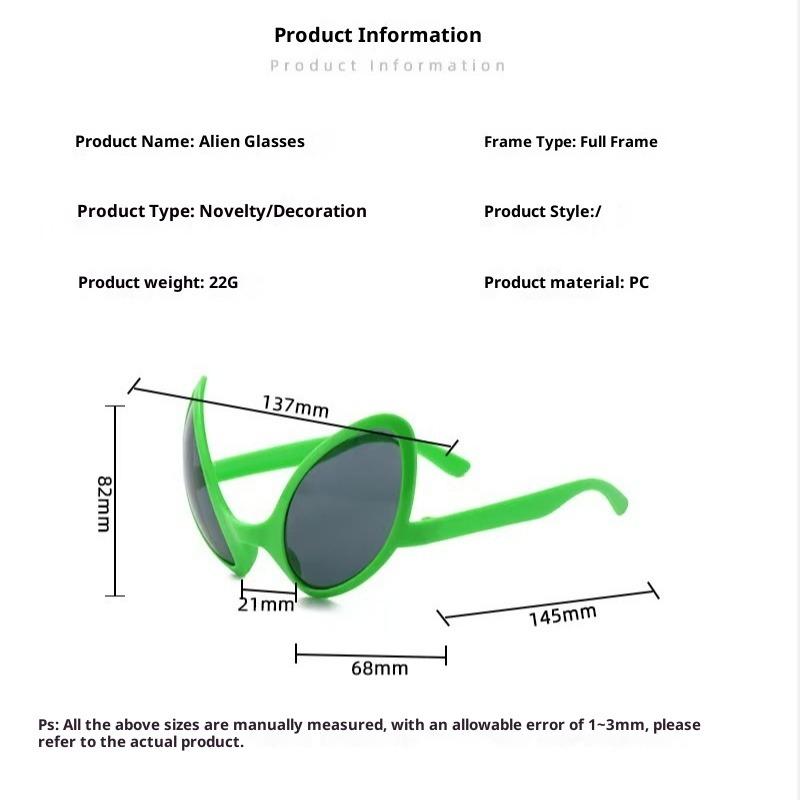 Солнцезащитные очки «кошачий глаз» с инопланетным дизайном для женщин, высококачественные солнцезащитные очки с защитой от УФ-лучей, модные аксессуары для уличной фотографии и баунсинга с персонализацией