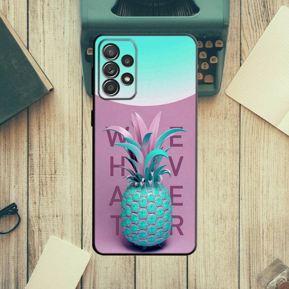 Fruit Pineapple Phone Case For Samsung S21,S22 Ultra,S20,S30 plus,S22 plus,S23,S30 ultra 5G Silicone Cover