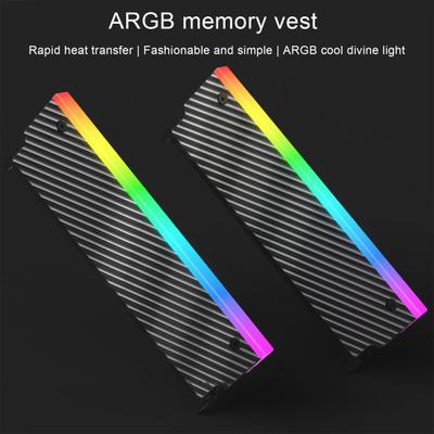 5 В 3PIN ARGB RAM радиатор кулер Aura Sync алюминиевый сплав DDR2 DDR3 DDR4 DDR5 настольный модуль памяти радиатор аксессуары для ПК