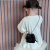Adorable Korean Style Solid Color Girls Coin Purse With Cute Bow Fashionable Mini Chain Bag