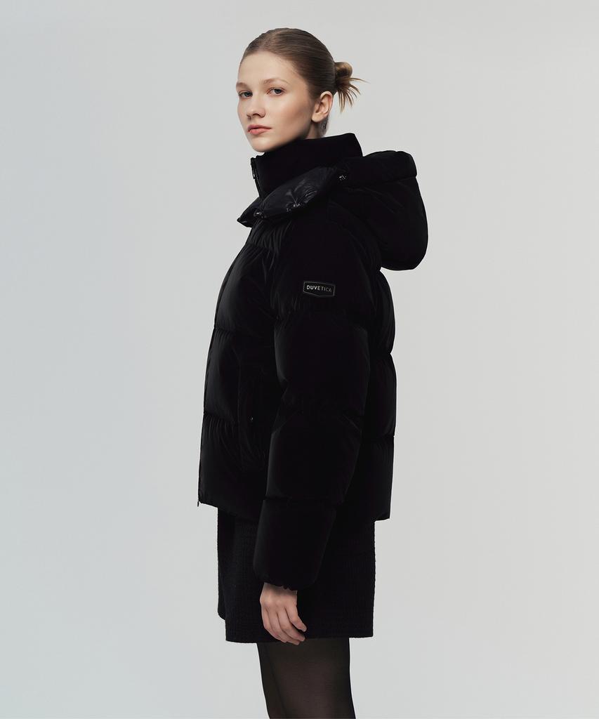DUVETICA Torissa Velvet (Light Black) (Women'S Down Jumper)