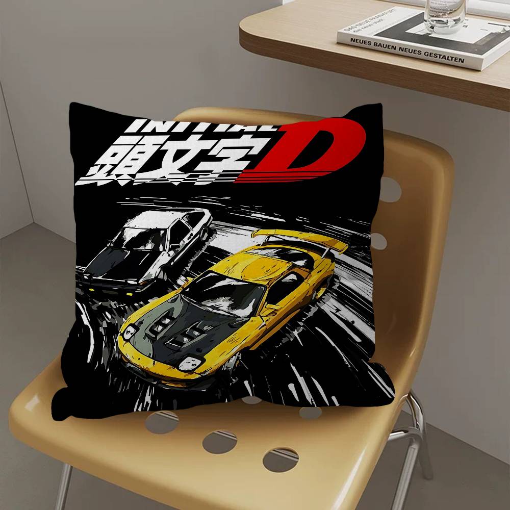 Аниме Initial D Наволочка Подушка Подушка Чехол для Подушки Гостиная Диван Домашний Декор Индивидуальный