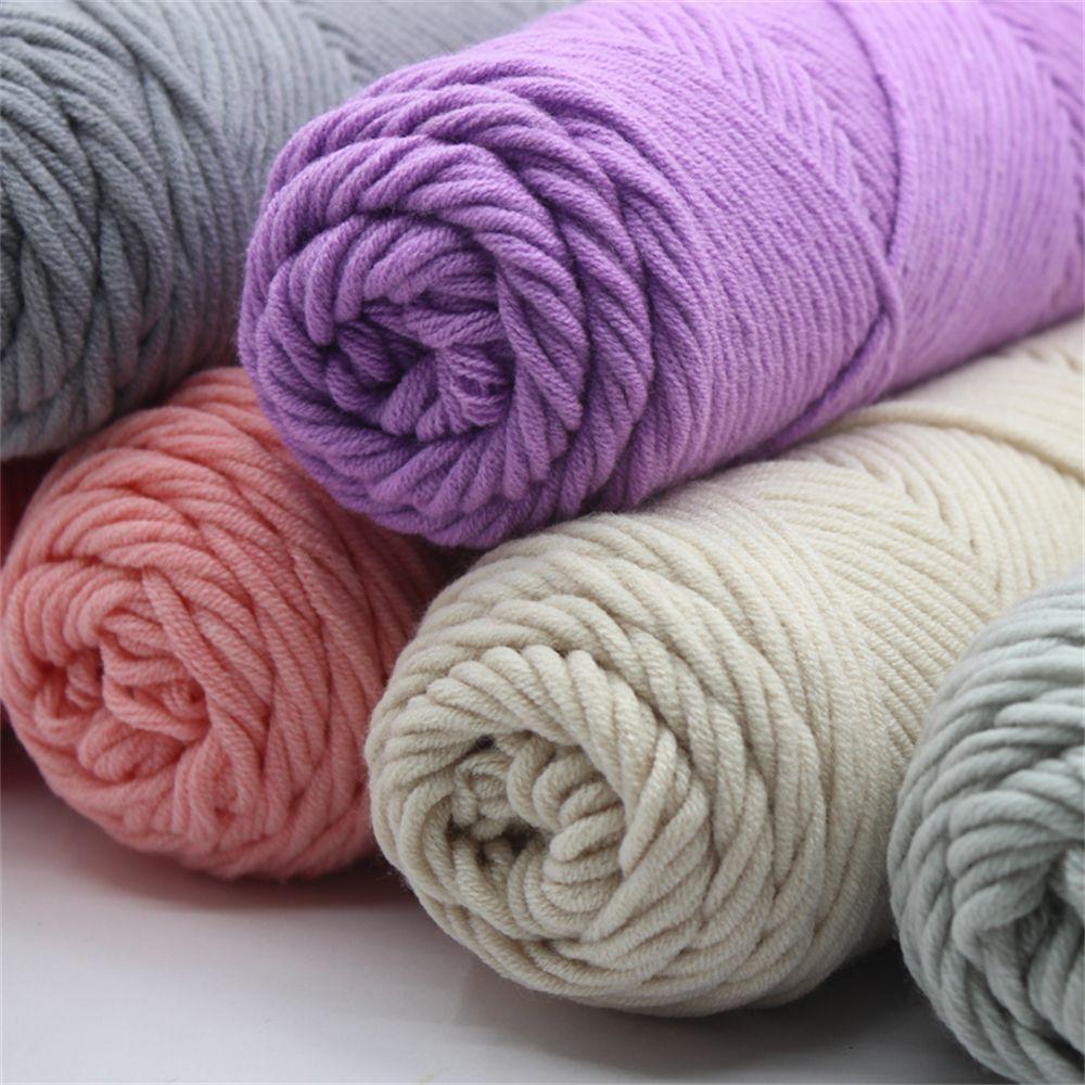 Thick Lover Scarves 100g Soft DIY Knitting 8 Ply Thread Milk Cotton Yarn Woolen Yarn Chunky Crochet