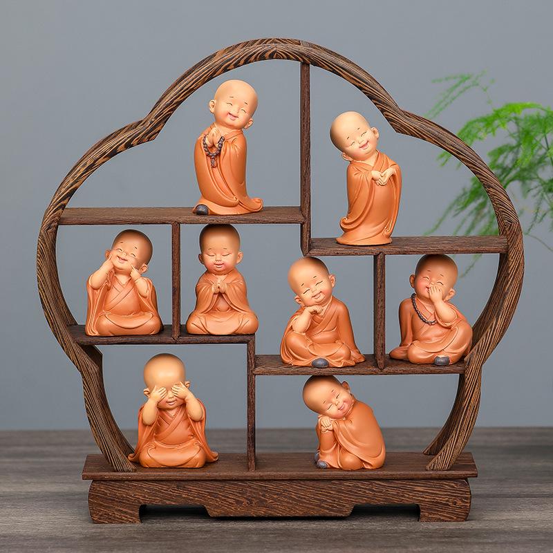 Дзен Хуэйнэн Маленький монах Настольное украшение для домашнего декора