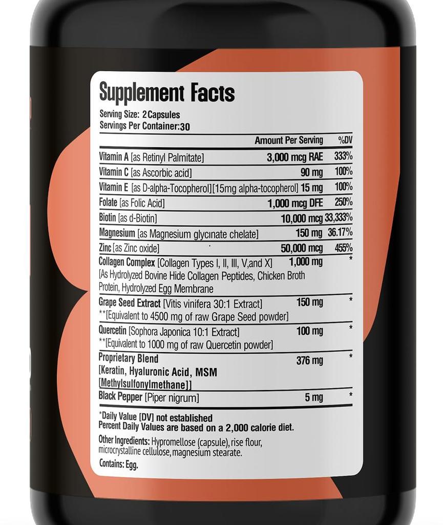 Collagen 64000 Mcg (14 In 1) / Collagen 64000mkg (14 In 1), 60 Capsules