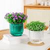 1 шт. Цветочная композиция Сделай сам Мини Настольные украшения Почва Выращивание Цветочный горшок Декоративные аксессуары Горшечный горшок Креативный 3 цвета
