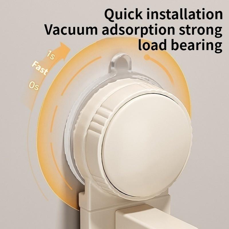 Не нужно сверлить Поворотная вешалка для полотенец на присоске многоярусная складная полка для ванной комнаты Вешалка для полотенец для туалета Кухонная полка для хранения