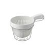 2 In 1 Double Drain Basket with Handle Plastic Large Capacity Drainage Basket Detachable Fruit Vegetable Basket Household