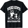 Weird Aunts Build Character Raccoon Opossum Funny Aunt T-Shirt