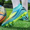 Fashion Mens Soccer Shoes TF/FG High Ankle Football Boots Kids Women Outdoor Sports Shoes Multicolor Training Match Athletic Sneakers