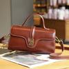 2025 Spring Fashion Genuine Leather Women's Crossbody Handbag with Versatile Design and Wide Shoulder Strap
