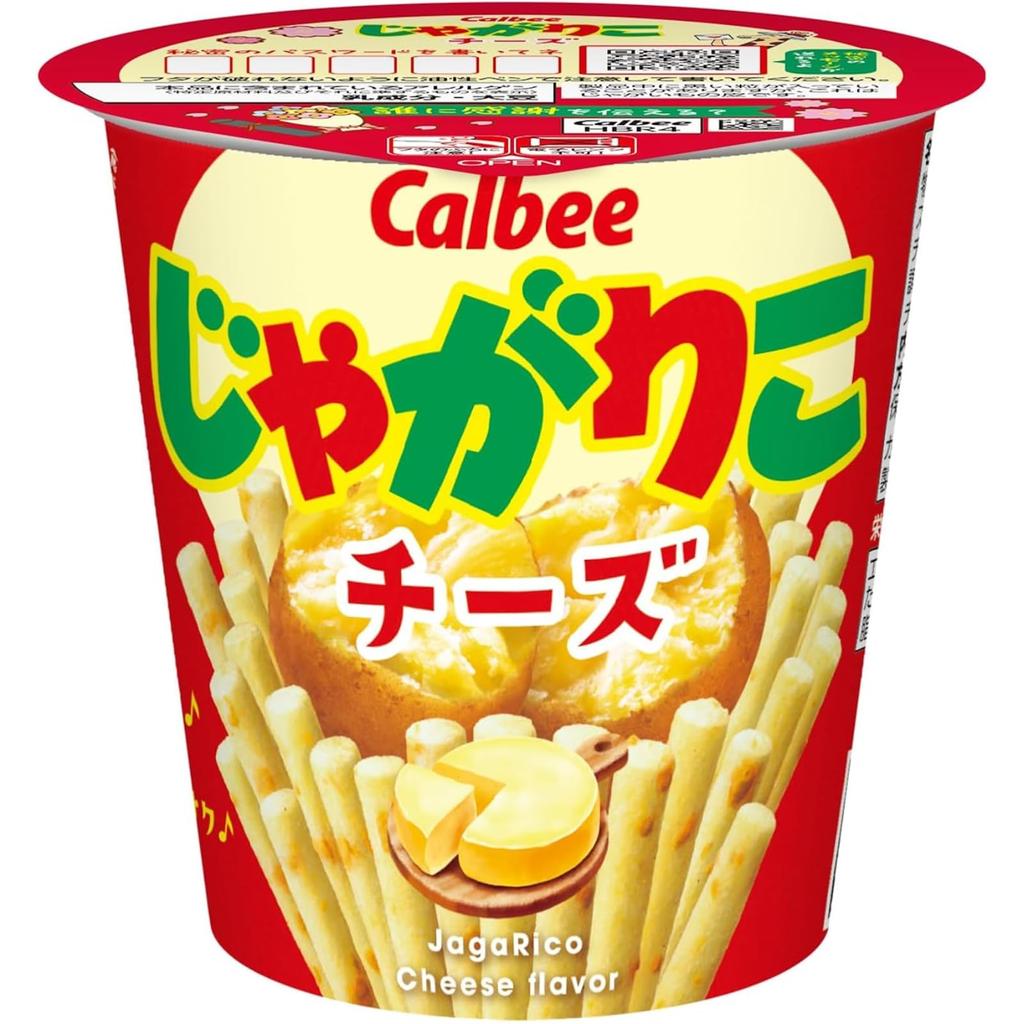 Calbee Jagarico набор из 18 предметов 3 вида Ассортимент (Салат, сыр, картофельное масло) 6 штук каждая