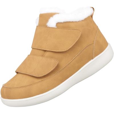 Eagsouni Снежные зимние ботинки на липучке High Bunion и 5E, Застежка, Ботинки, Вместительные, Широкие, Подъем, Поддержка, Мужские Женские, Легкие, Нескользящие,