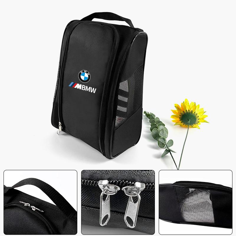 BAGC4 2026 Car Sticker Portable Golf Handbag Dustproof Football Tennis Shoe Bag For BMW Motorsport X1 X3 X5 E39 E46 E90 F20 E60 F30 E3