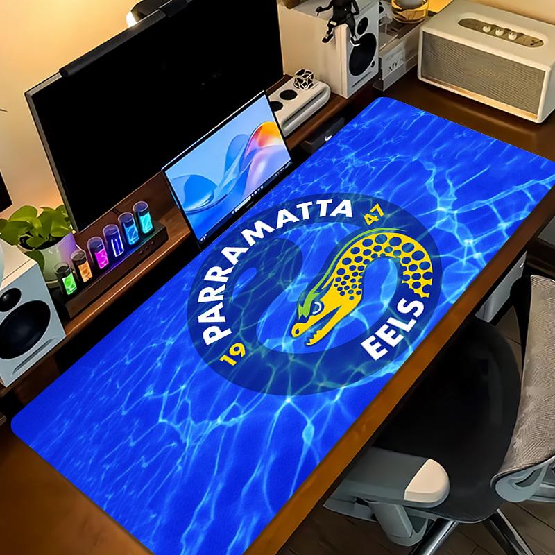 Parramatta Eels Print Cushion Non-slip Laptop Tablet Big Mousepad XXL Mat Mini PC Playmat With Lock edge