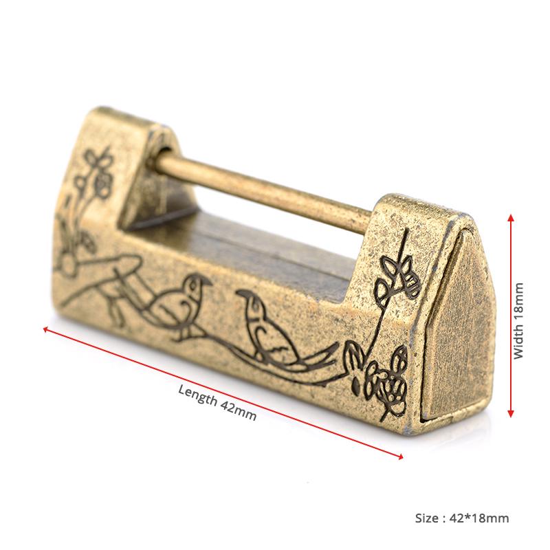 Китайский замок с ключом в старом стиле