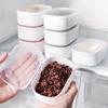 Refrigerator Storage Freezer Box Portion Control Sub-package Lunch Box Kitchen Supplies Fat-reducing Meal Storage Container Reusable 1pc  Unique