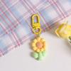 Korean Sunflower Keychain Young Girl's Heart Sweet Resin Tulip Keychain  Earphone Case