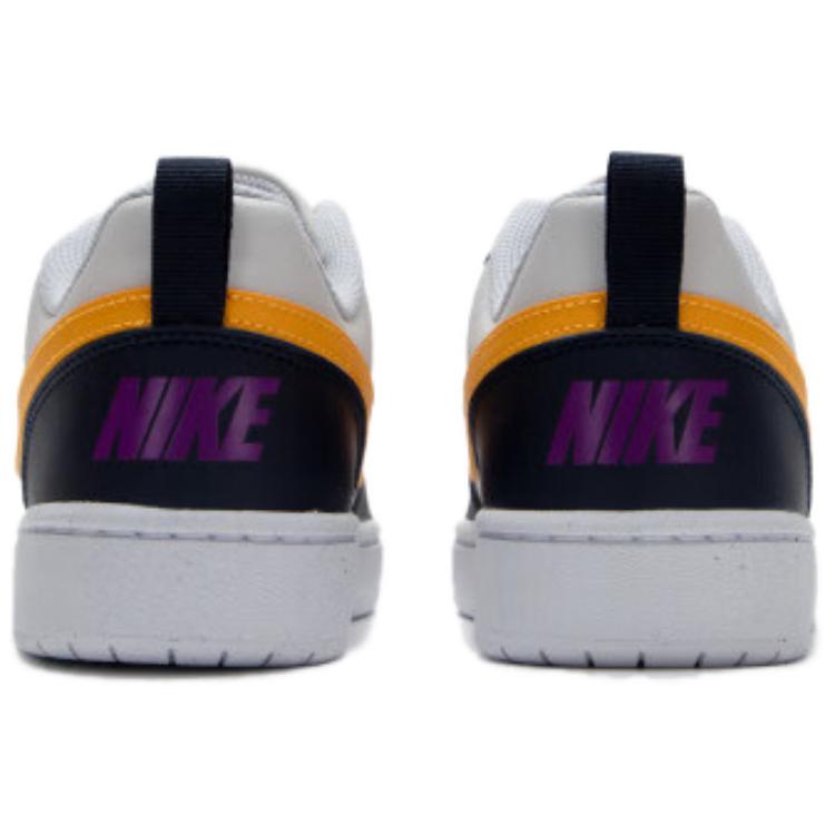 Nike Court Borough Low Recraft GS Obsidian University Gold Kids Sneakers Blue Phantom-Grey White HJ3482-071