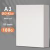 A4 White Cardstock, Black & Colored Paper, Thickened for DIY Kindergarten Crafts & Projects, A3/A4 Size.