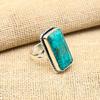 Pretty Santa Rosa Turquoise Gemstone Handmade Jewelry 925 Solid Sterling Silver Jewelry Ring