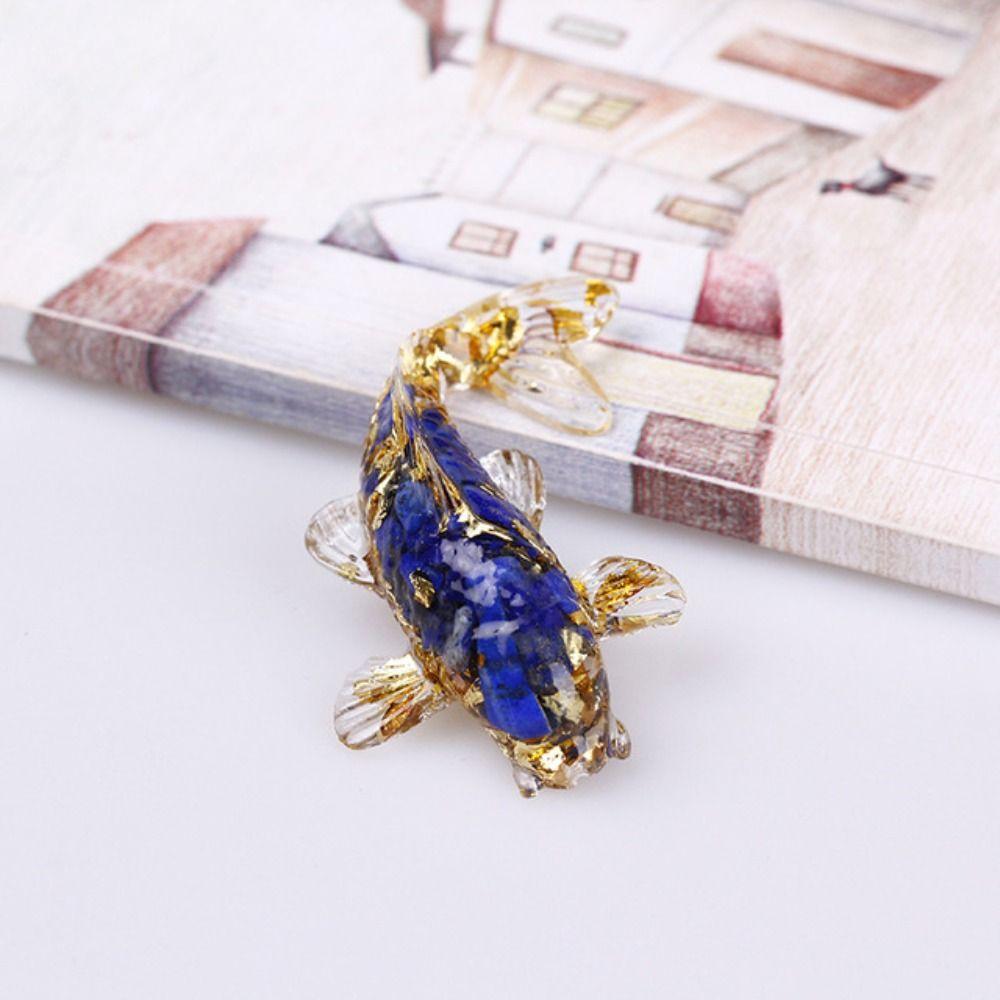 Natural Crystal Resin Crafts Wedding Accessories Artificial Fish Car Pendant Fish Ornaments