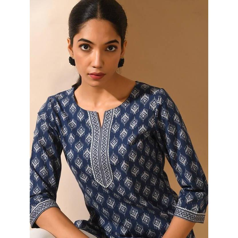 Женская принтованная вискозная прямая курта топ индийская пакистанская праздничная одежда топ туника SC-2147