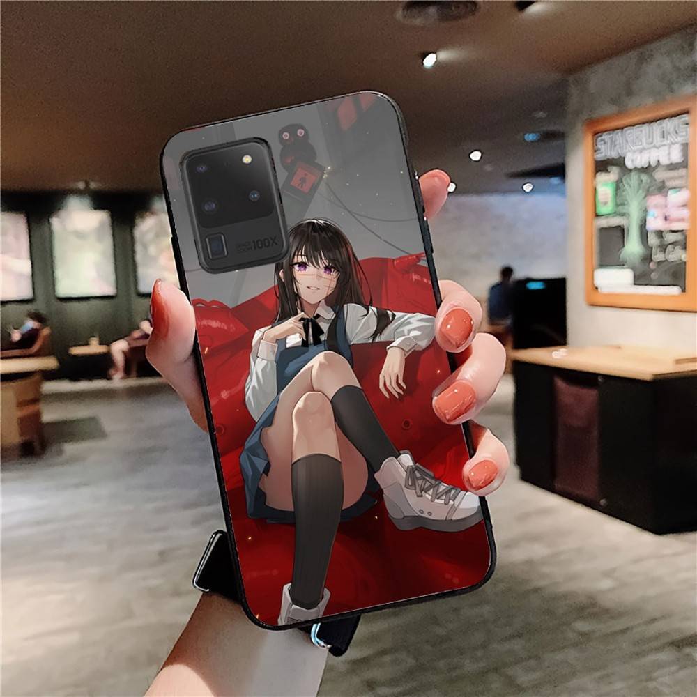 Чехол для телефона Chainsaw Man с Аса Митака (Аниме) для Samsung S 24 Fe 25 Ultra Plus 20 Lite 21 30 22 23 24 22 Ultra 5G Fundas