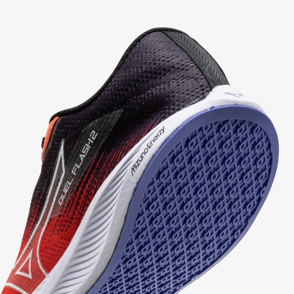 Mizuno Duel Flash 2 Running Shoes, Pink, White, and Black, Size 22.0 Cm, 2E