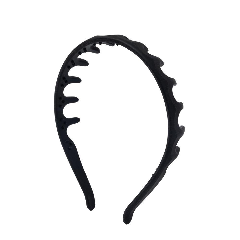 Новая силиконовая зигзагообразная повязка на голову, мягкая, противоскользящая, моющаяся, гибкая, U-образная, для повседневного ношения