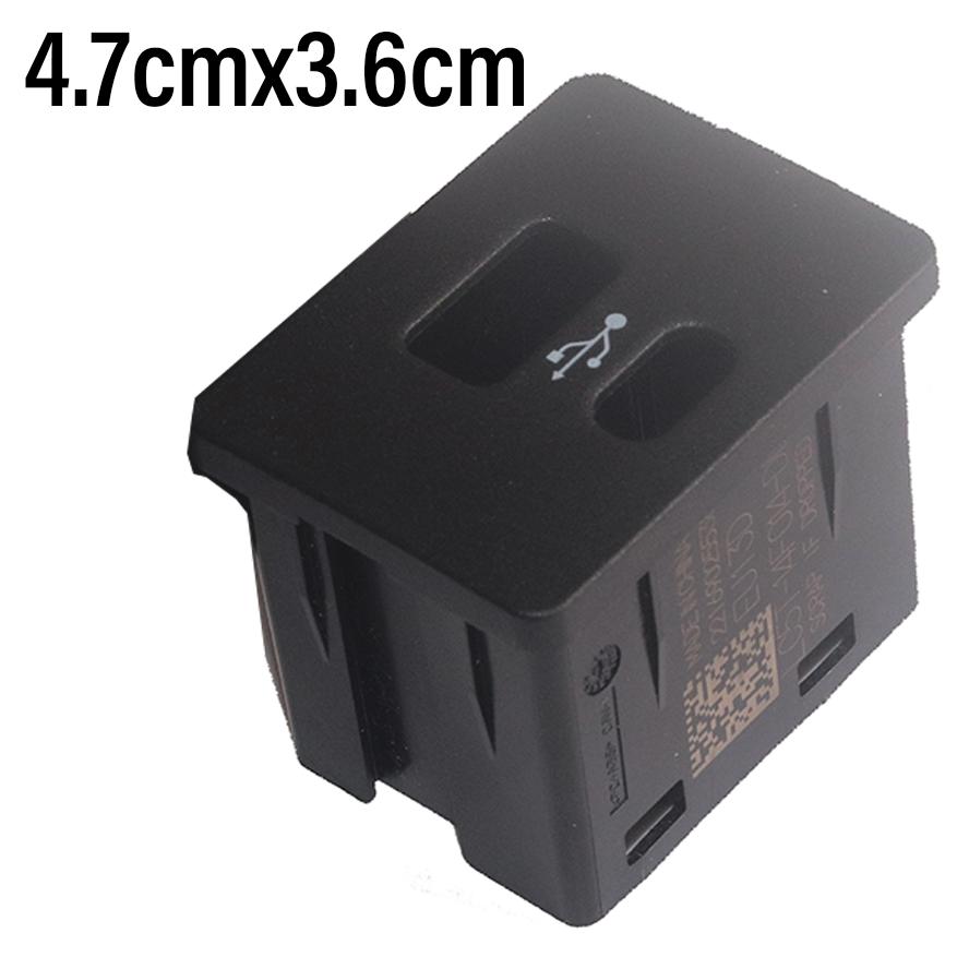 Reamocea 1x Black Plastic Car USB Carplay Box Hub Cover Moulding Fit For Ford Interface Module Sync3 Multi-media No inner Units