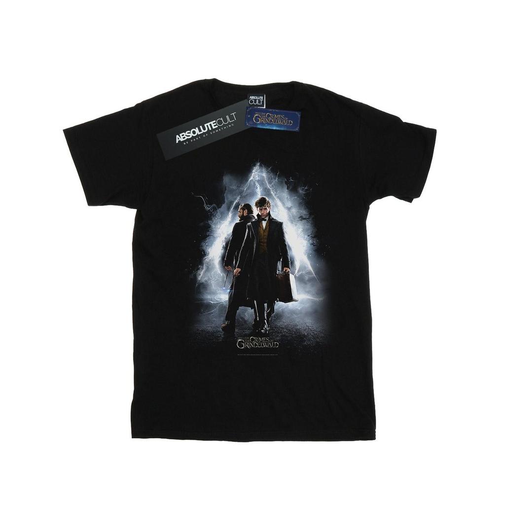 Fantastic Beasts Boys Newt And Dumbledore Poster T-Shirt