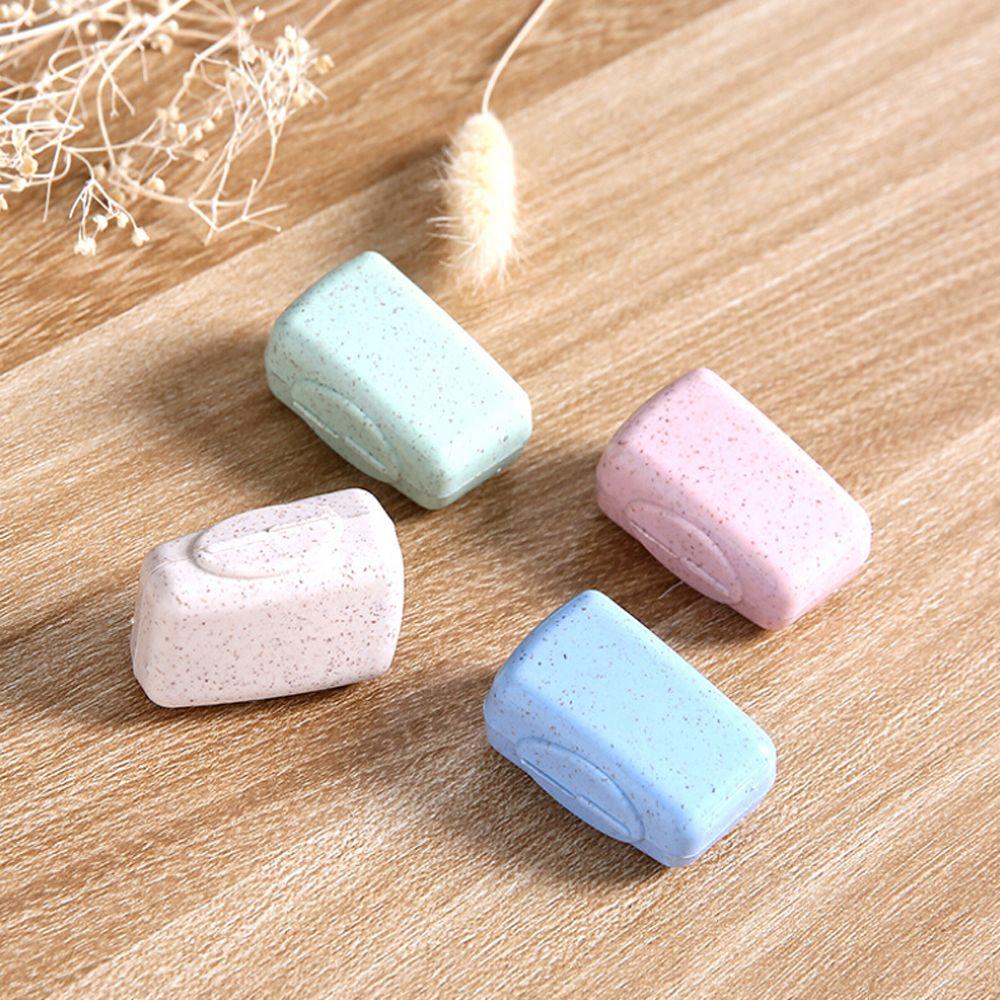 Portable Dustproof Travel Holder Bathroom Toothbrush Cover Brush Cap Toothbrush Head Storage Box