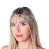Exquisite Diamond Teardrop Tassel Bridal Headband