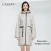 Gasman 2022 Новая весенне-осенняя куртка-тренч, женская длинная парка, тонкий хлопок, модные теплые женские куртки высокого качества 81872