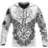 Men's Sweatshirts 3D Print Vikings Classic Wolf Men's Hoodies Jacket Spring Autumn Fashion Pullovers Hip Hop Punk Oversized Clo