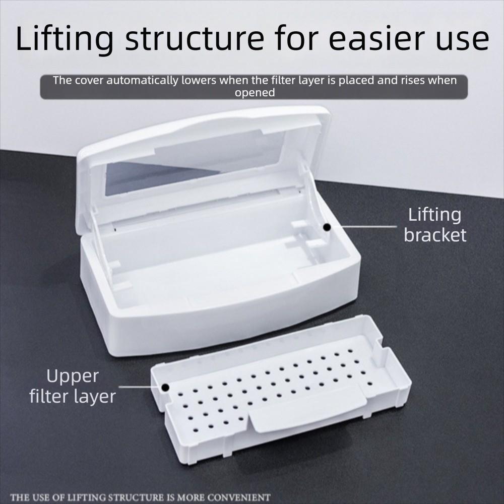 Storage Box Disinfection Box Sterilizing Clean Manicure Implement Sanitize Tool Nail Art Salon