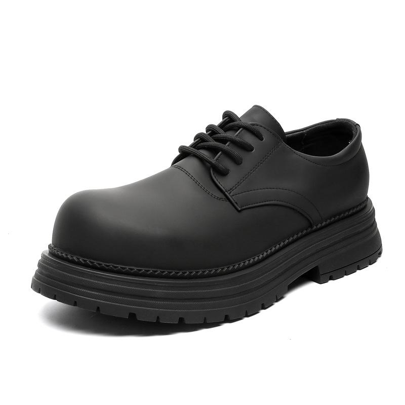 Кожаные туфли мужские 2024 новые летние деловые туфли с низким верхом туфли Martin на платформе повседневные туфли Дерби 2230-J