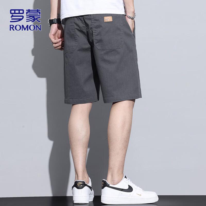 ROMON Men's Loose Fit Casual Sport Shorts