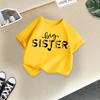 Children T-shirt Letter Printed 2-13Y Kids Clothes 100% Cotton T-shirt Tops Tee2-13Y Boys Girls Baby Tee