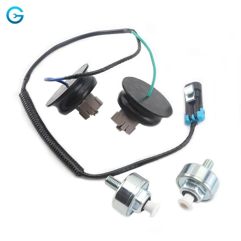 12601822 8104566030 Dual Knock Sensors With Wire Harness 10456603 12589867 Fit for Chevrolet Silverado GMC Sierra 2002 2003 2004